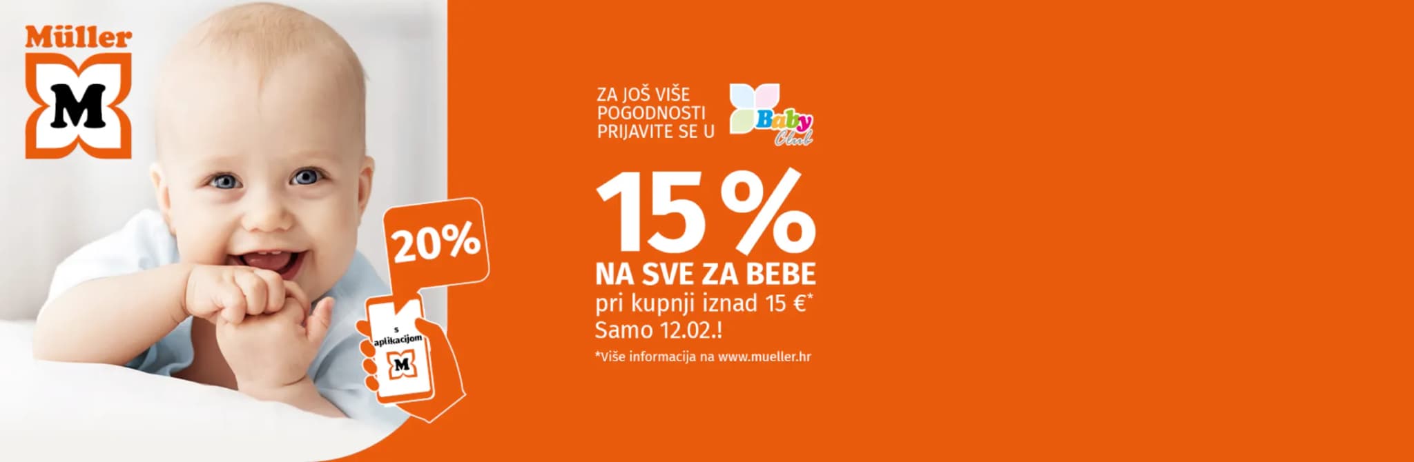 15% na cijeli baby asortiman