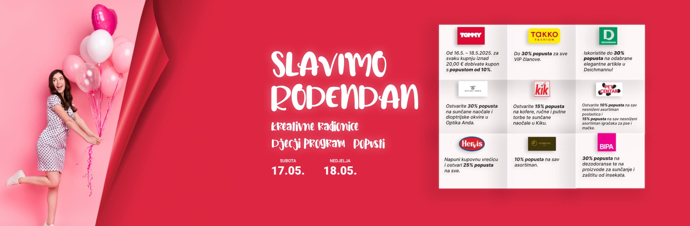Slavimo rođendan - 17. - 18.5.