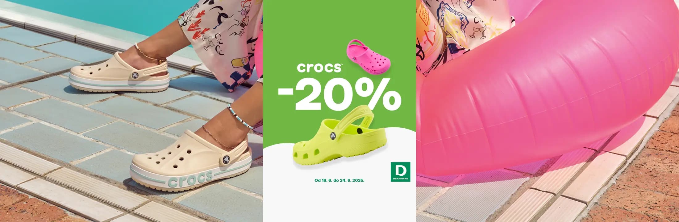 Deichmann akcija -20% Crocs